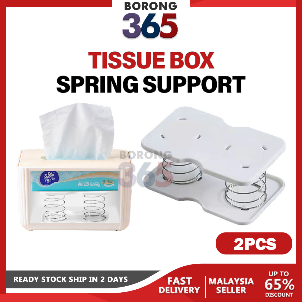 [2PC] Borong365 Tissue Container Lifting Spring Tissue Box Spring ...