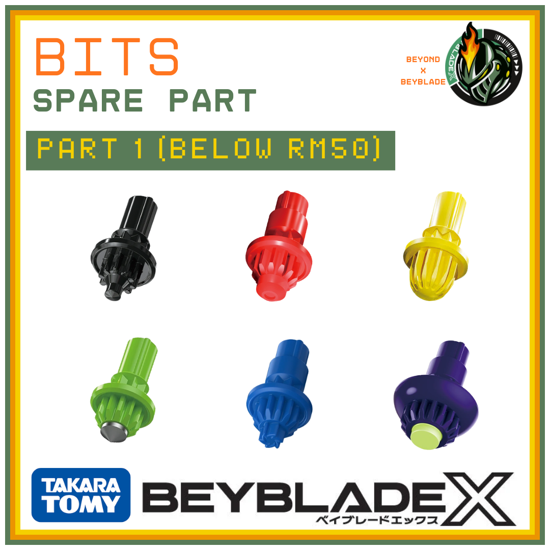 Takara Tomy Beyblade X Spare Part [BITS] - PART 1 (Below RM50) | Shopee ...
