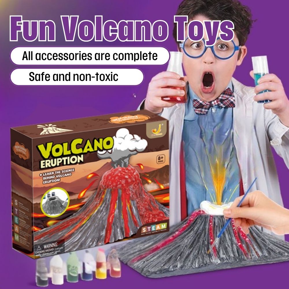 Science Experiment Kit 14 IN 1 Chemistry Volcano Eruption Sains ...