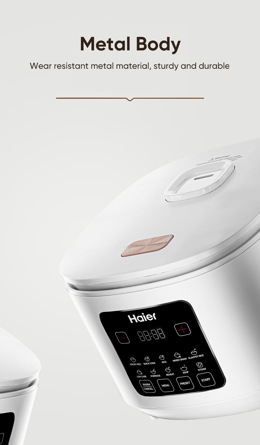 Haier Electric Smart Rice Cooker Multifunction Low Sugar Technology ...