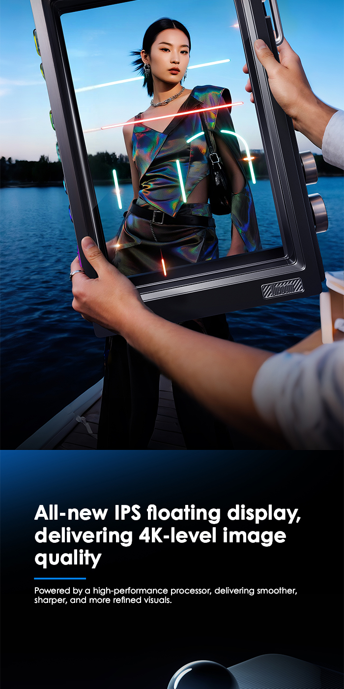 DIVOOM TIMES FRAME Unique Transparent HD Display Smart Frame - BLACK ...