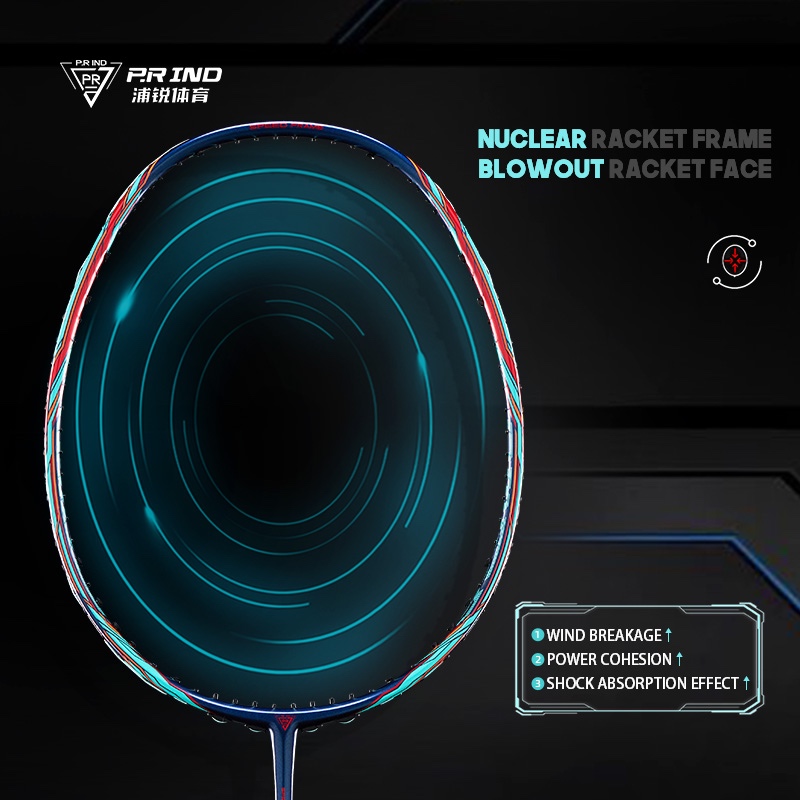P.R IND SMG-S Speed Badminton Racket – Lightweight High-Tension Racquet ...