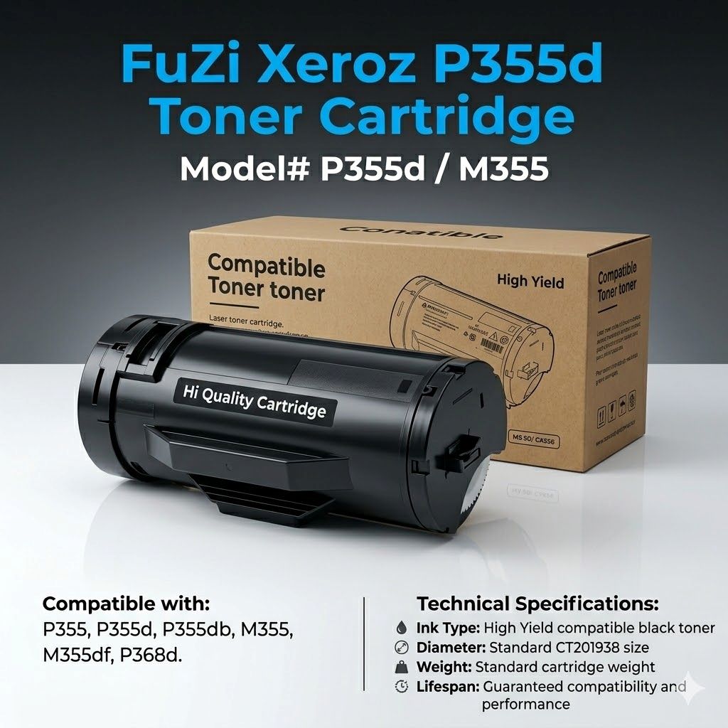Compatible FujiXerox Fuj* Xero* Docuprint P355 P355d P355db M355 M355df ...