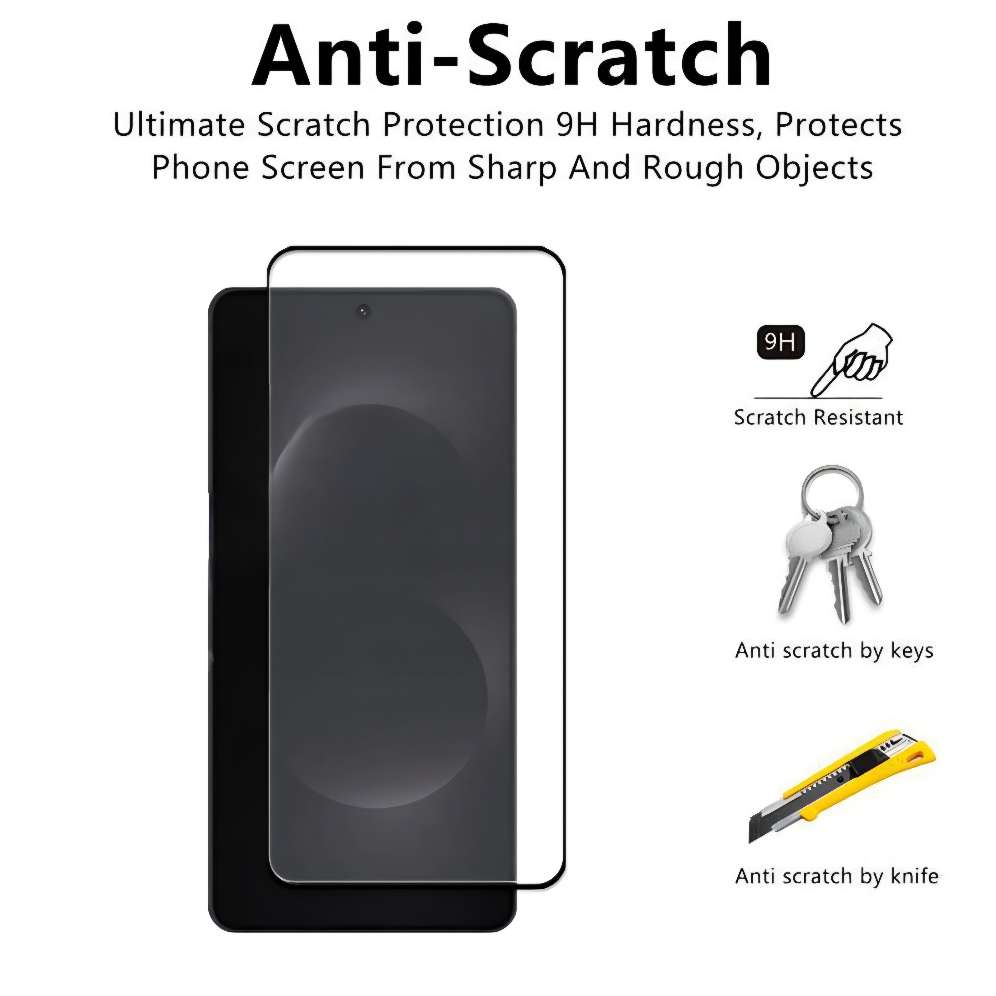 Tempered Glass Screen Protector for Samsung S25 S26 Ultra S24 Plus FE ...