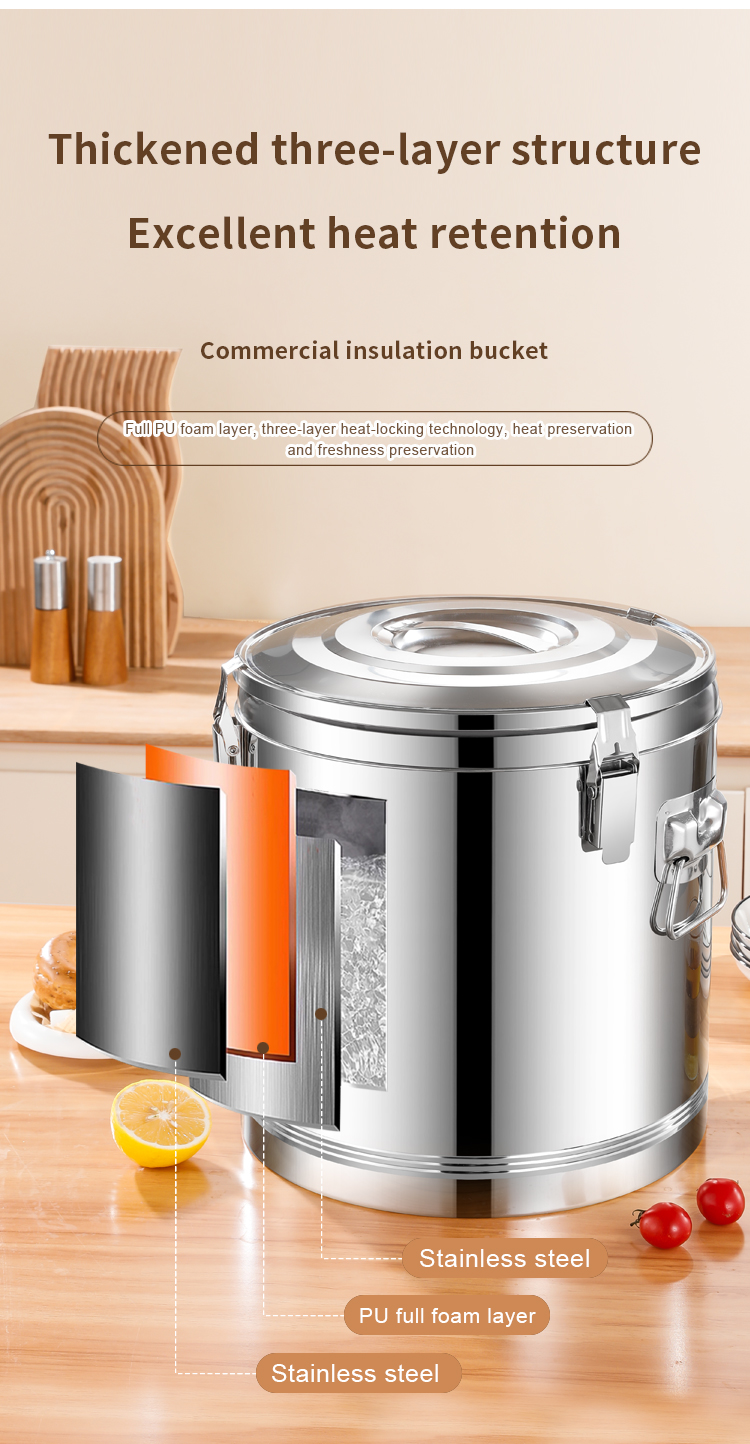 Stainless steel ice bucket insulation bucket/Food grade insulation ...