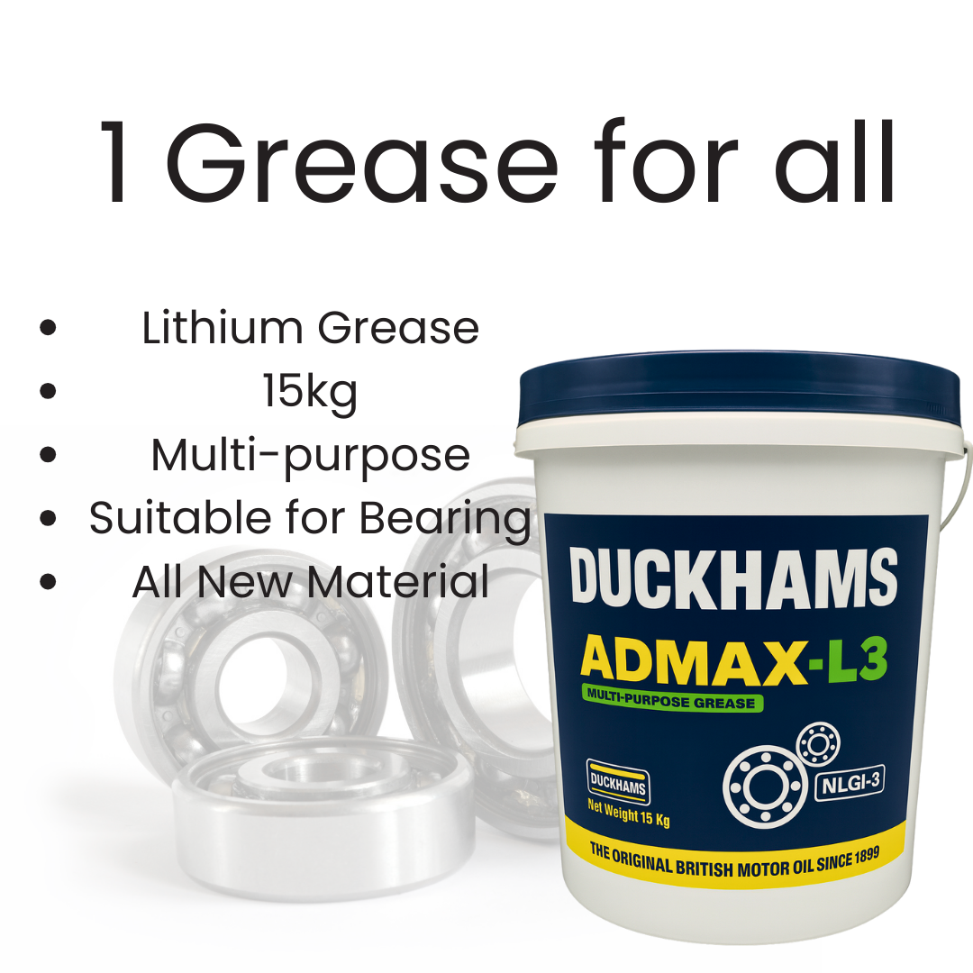 Lithium Grease Duckhams Admax L3 Multipurpose Bearing Grease (15kg ...