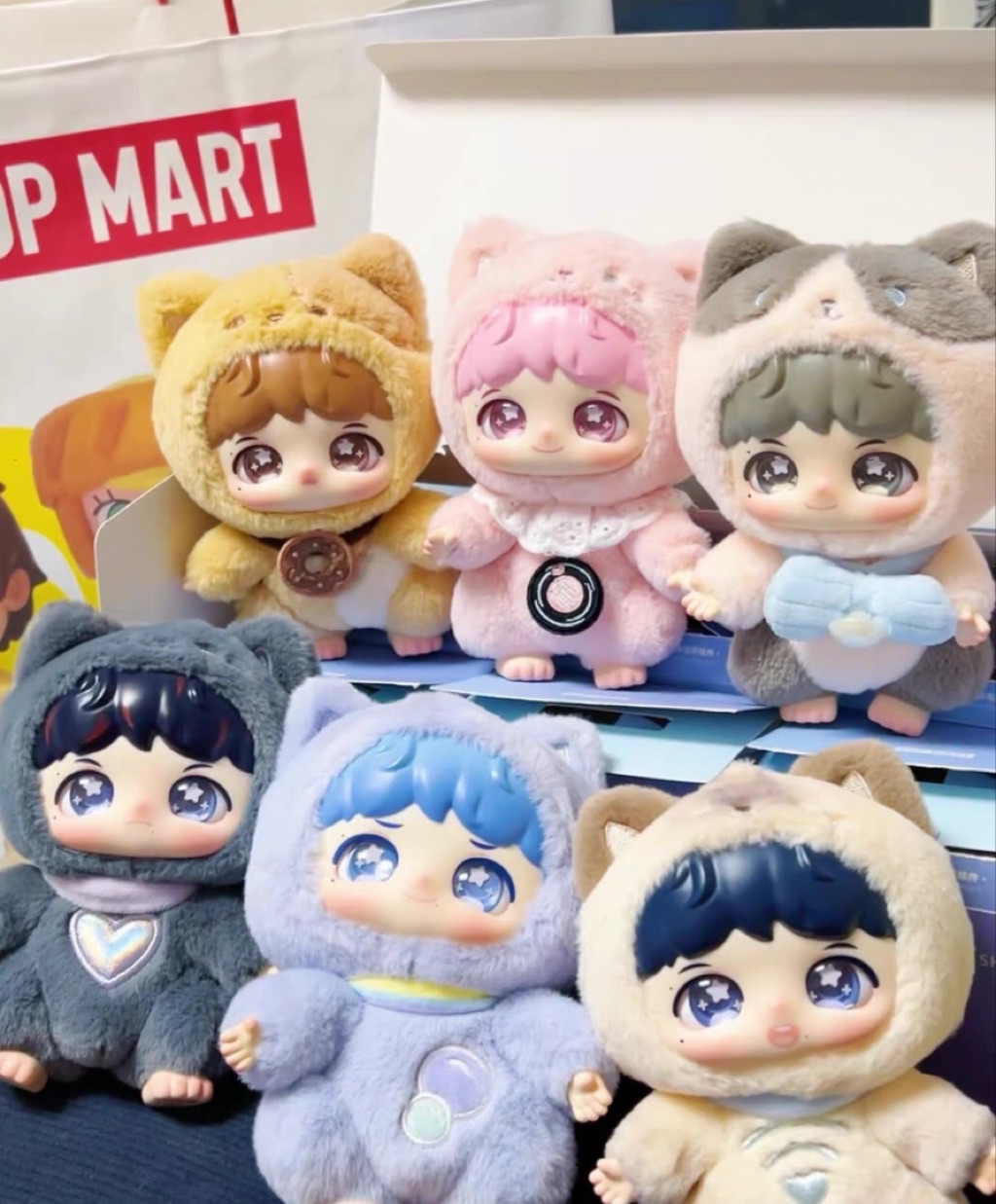 POPMART】Zhou Shen SHENSELF Series Vinyl Plush Blind Box WholeSet