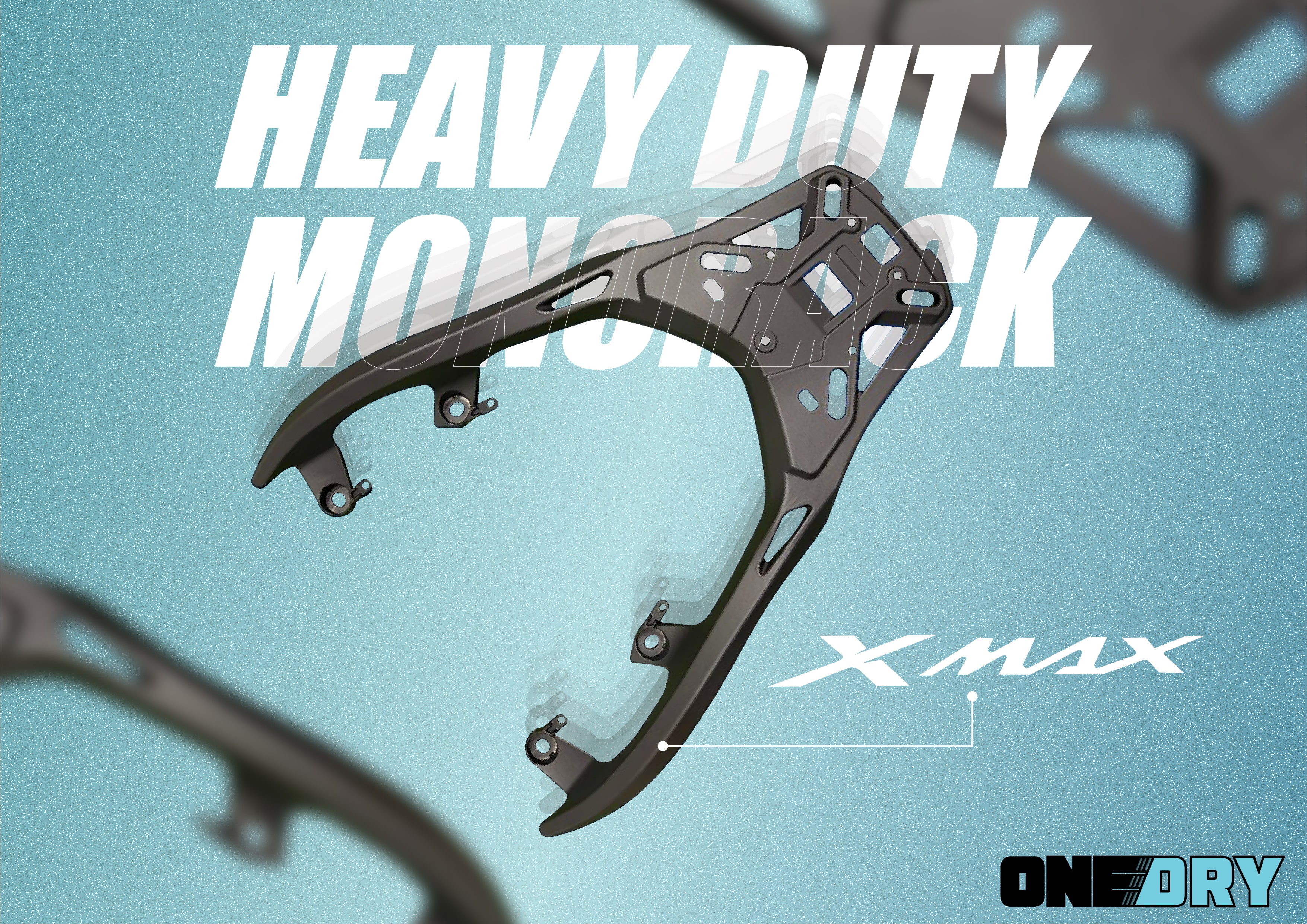 ONEDRY Xmax 250 Monorack Motorcycle Rear Rack Yamaha Xmax V1 V2 ...