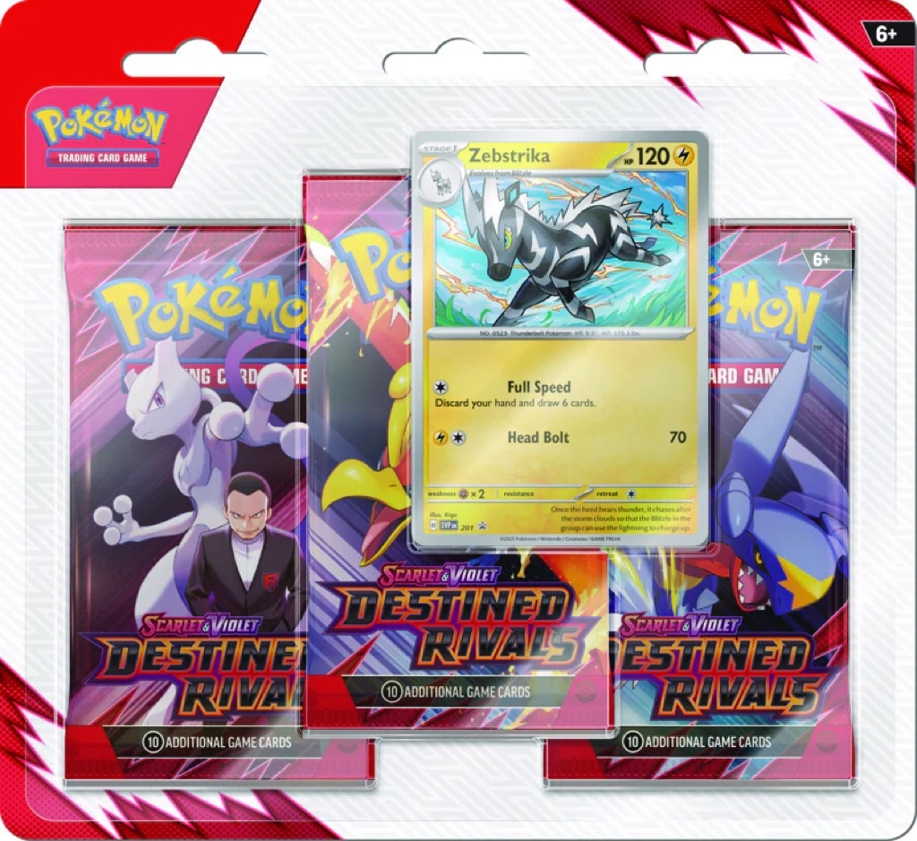 Pokémon TCG: Scarlet & Violet-Destined Rivals Booster Pack | Shopee ...