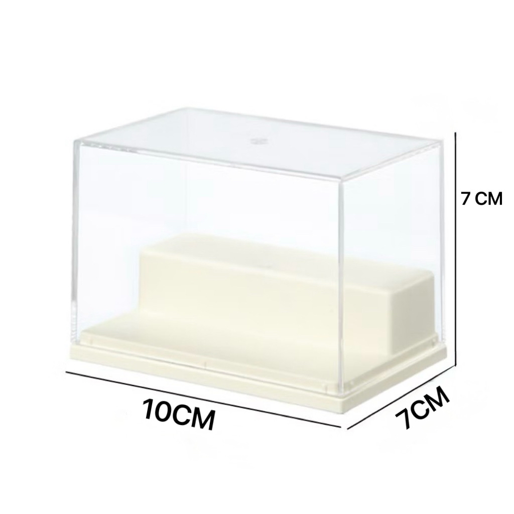 2 Tier transparent mini storage display box | Shopee Malaysia