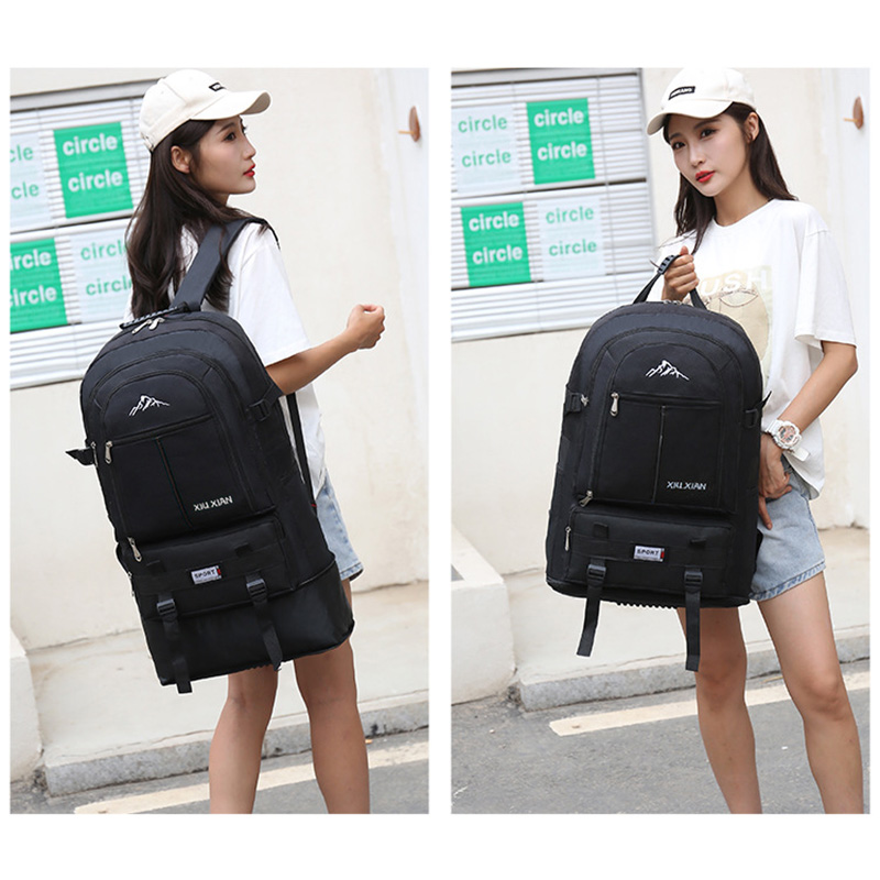 Ready Stock 56-75L Hiking Backpack Large Capacity Backpack Travel ...