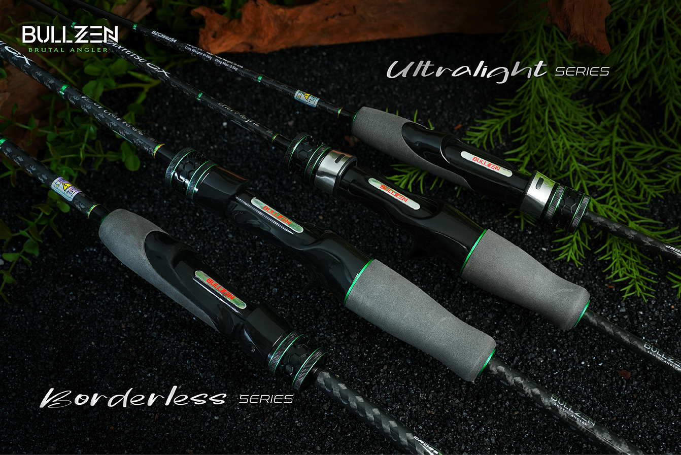 Bullzen Zantetsu CX Ultralight & Borderless Series Fishing Rod | Shopee ...