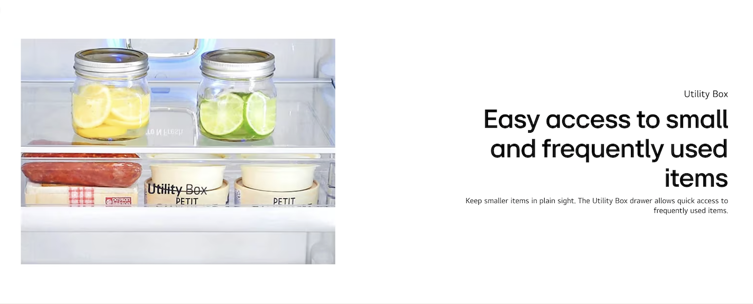 LG GC-V257CQFW (655L) Insta View Inverter Side by Side Fridge in Matte ...
