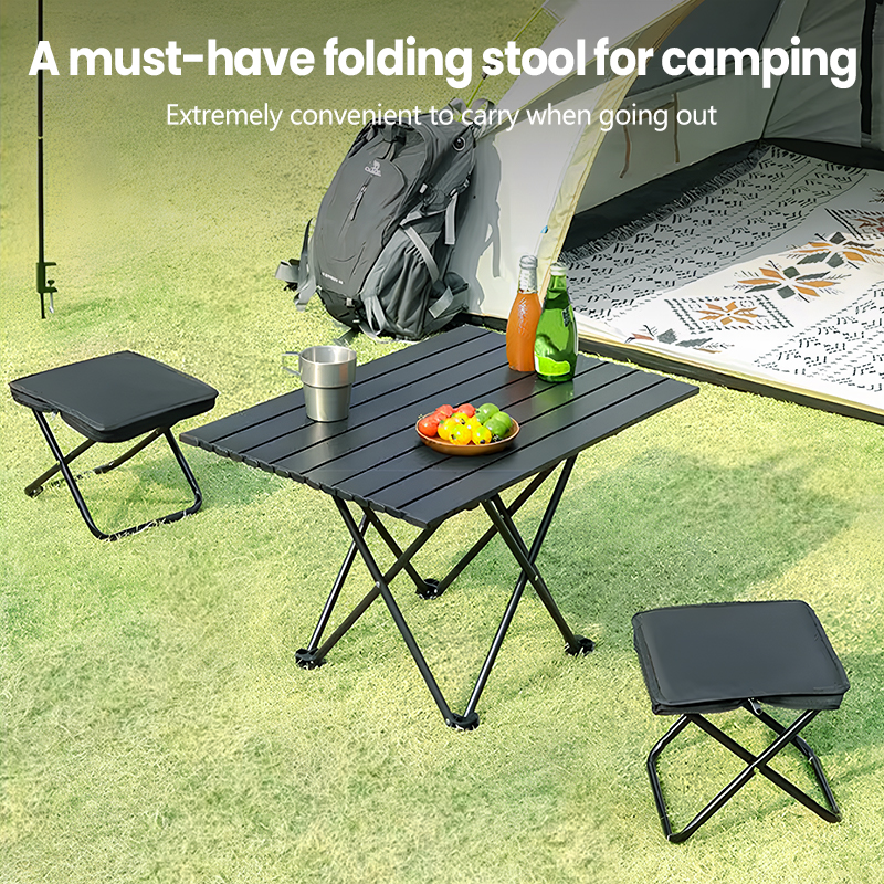 Mini Portable Folding Stool Ultra Light Outdoor Slacker Chair Hiking ...