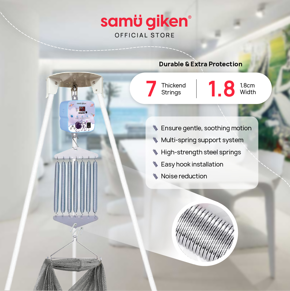 Samu Giken Electronic Baby Cradle Motor / Elektrik Motor Buaian Machine ...