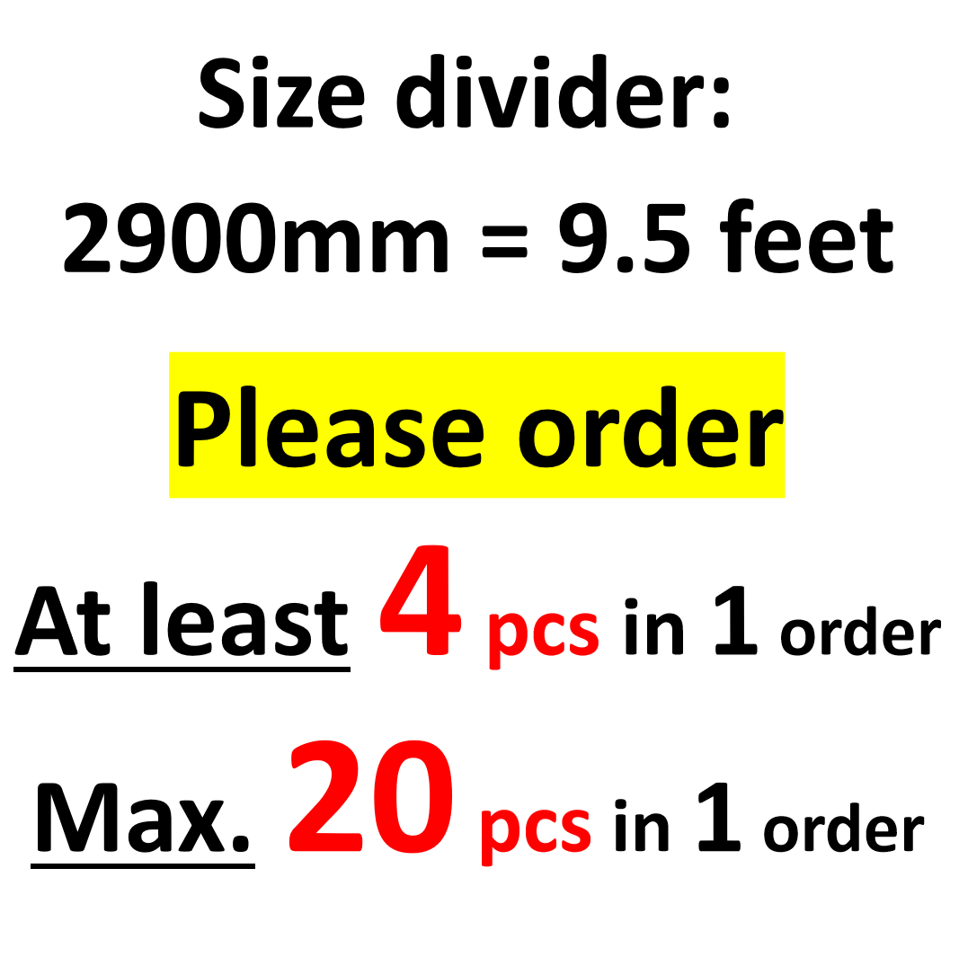 2900mm Tiang Pembahagi WPC Divider Tube Column Hollow Tube Partition ...