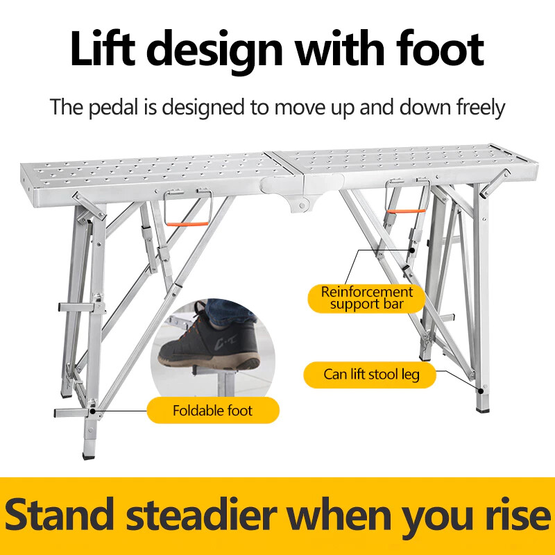 Foldable Working Platform Telescopic Lifting Workbench Platform High ...