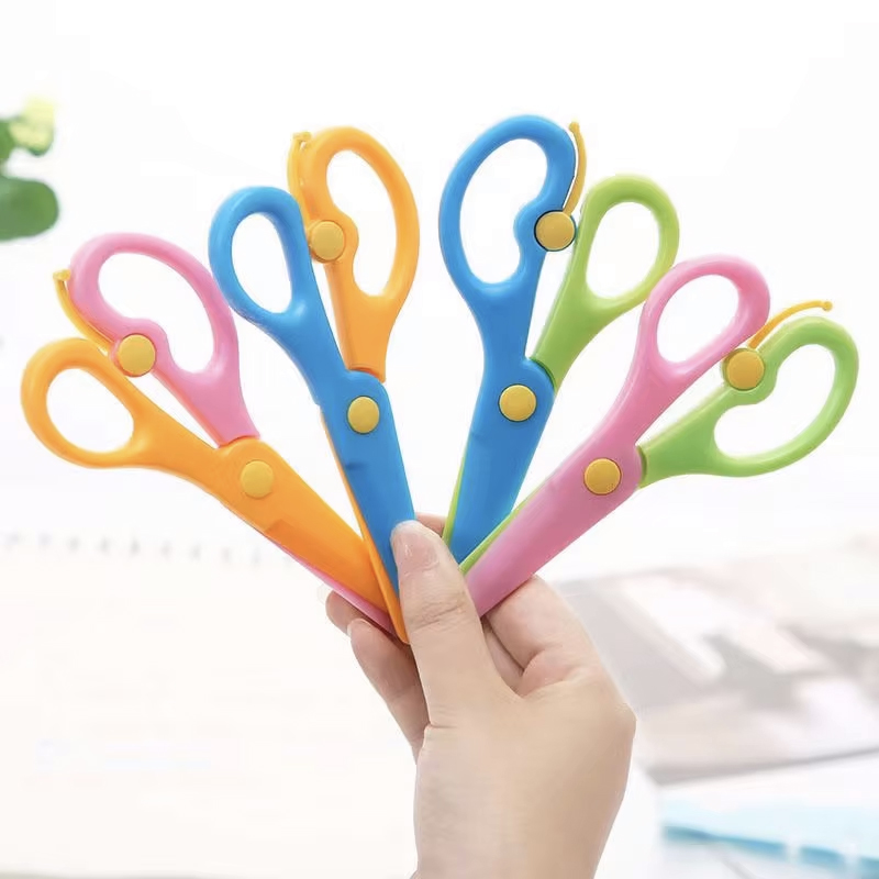Paper-Cutting Safety Scissors Child-Safe Craft Scissors Plastic ...