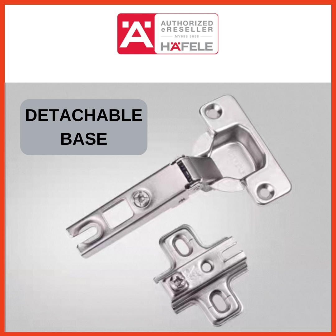 (2pcs & 6pcs/set) Hafele Full Overlay Spring Hinge 11.5mm | Durable ...