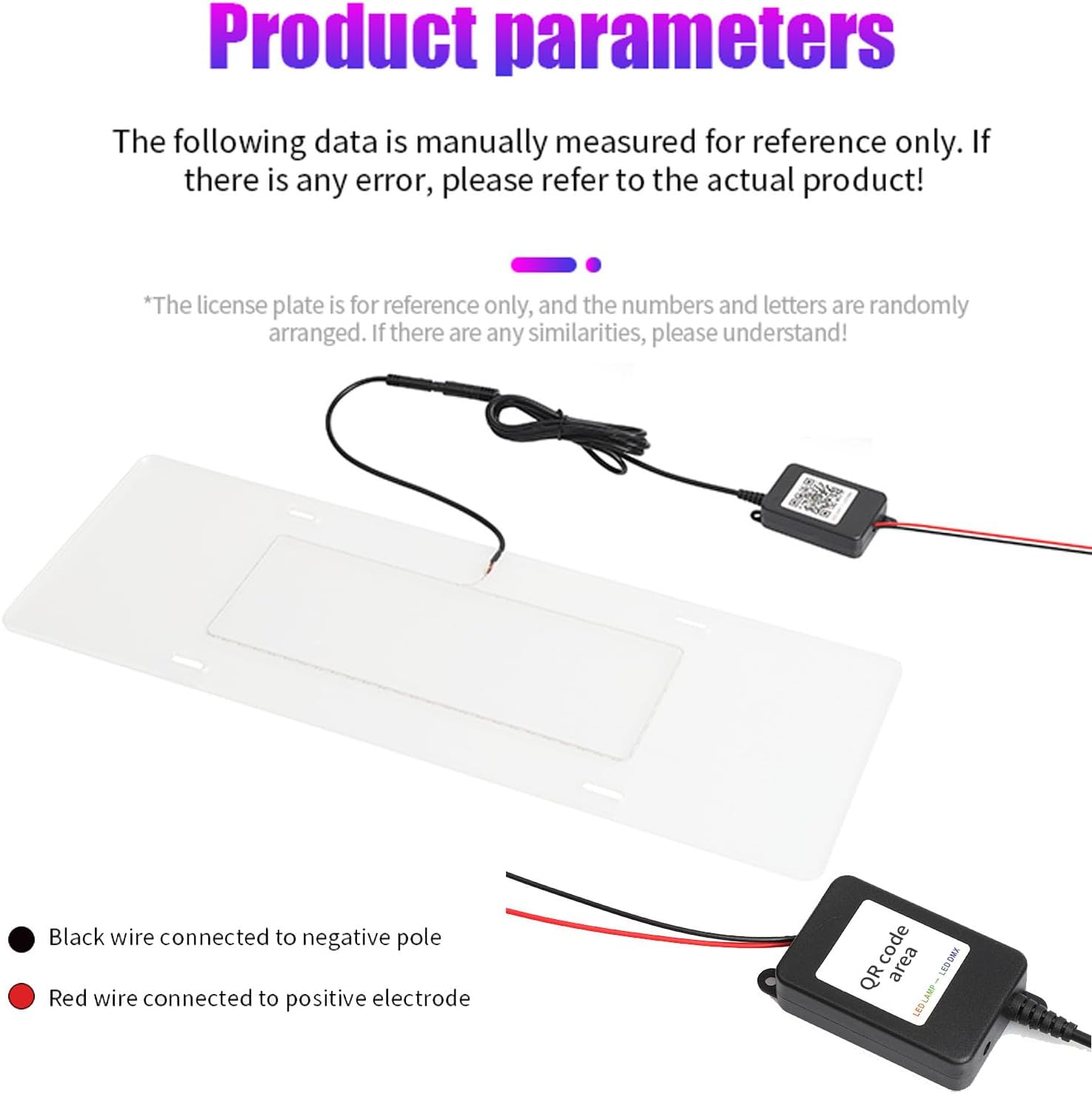 LED NOMBOR PLATE Multicolour Lights APP Control 12V Halo Light Number ...