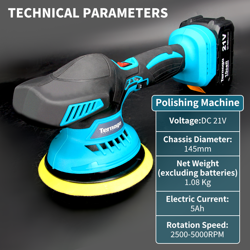 Ternaga Cordless Portable Wireless Polisher Waxing machine Car ...