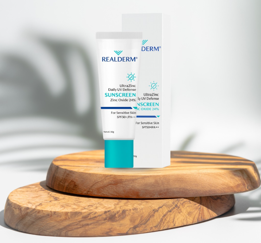 Realderm UltraZinc Daily UV Defense Sunscreen SPF50+/PA++++(50G ...