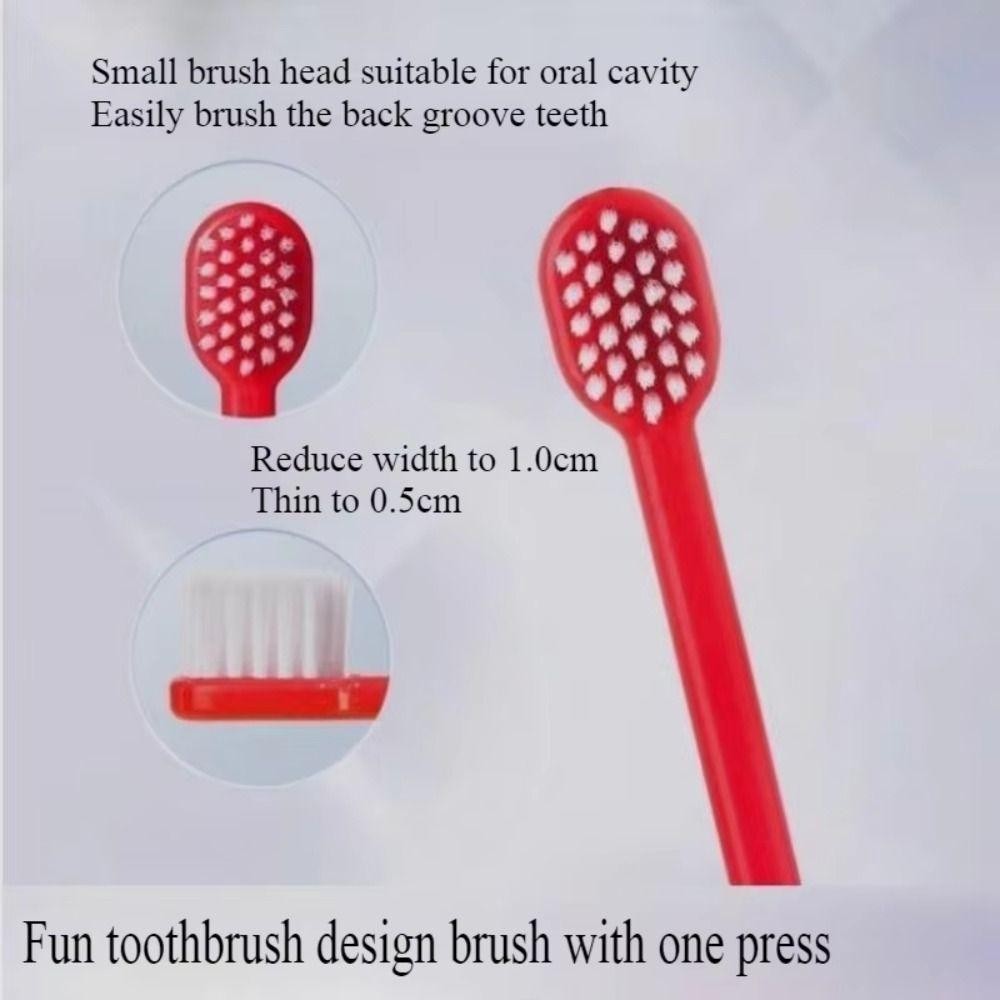 Retractable Ultraman Toothbrush Soft Bristles for Children Funny&Stress ...
