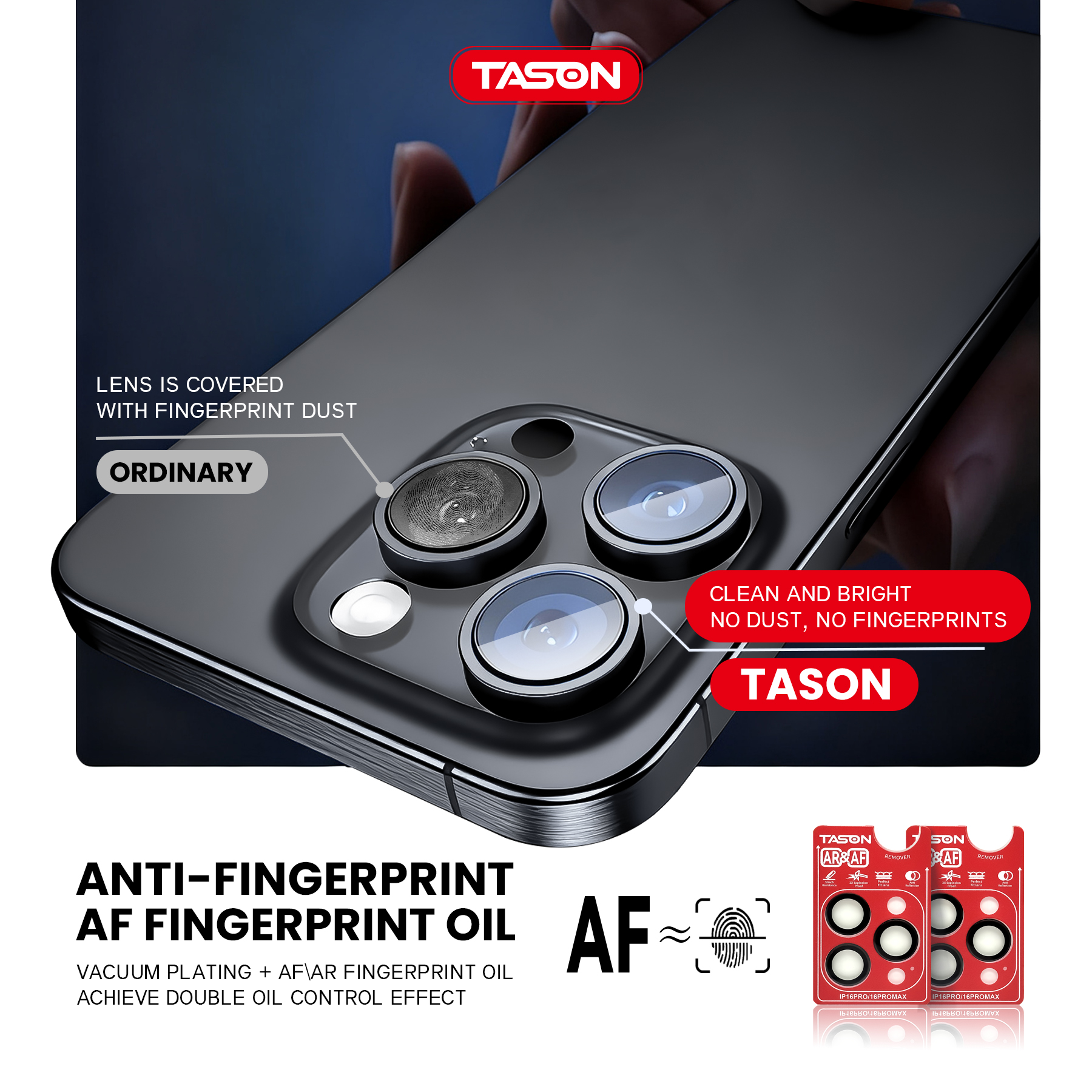 TASON KINGKONG Camera Lens Protector for iPhone 17 16 15 14 13 12 11 ...