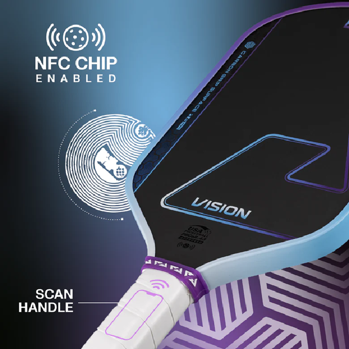 JOOLA Hyperion Vision Pickleball Paddle - Storm Blue (16mm) | Shopee ...