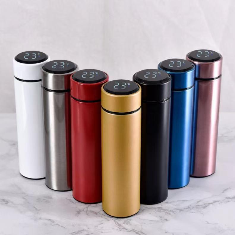 500ml Smart LED Thermos Flask Botol Air PanasKeluli Tahan Karat Tumbler ...