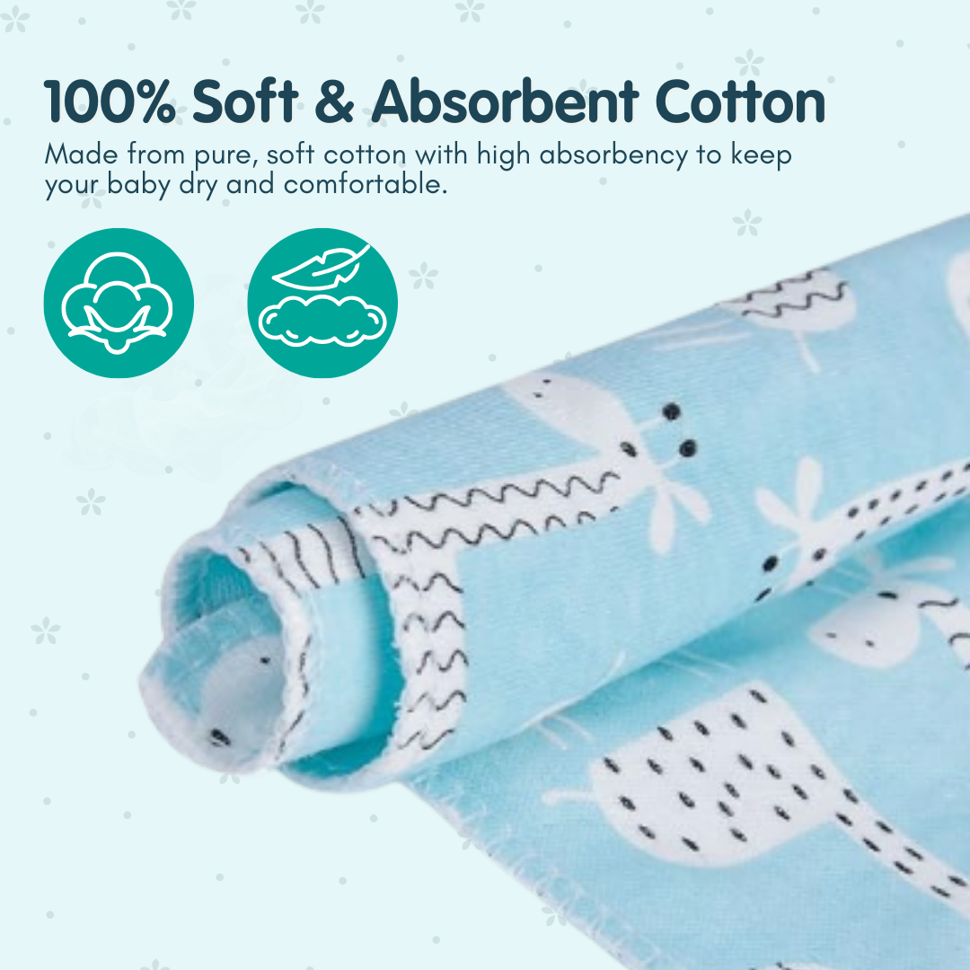 Baby Cotton Triangle Bibs | Toddler newborn bandana drool Bib With ...