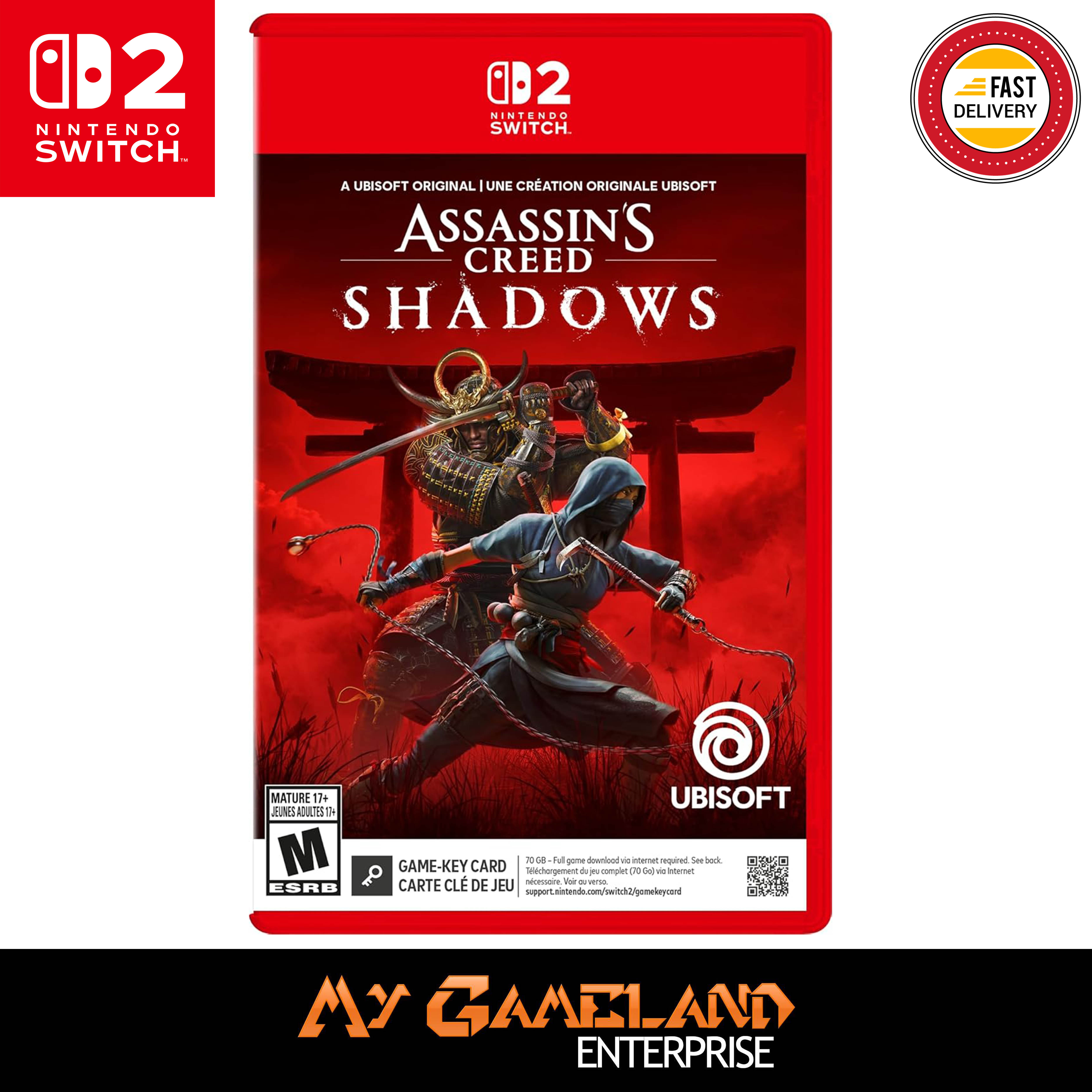 Nintendo Switch 2 Assassin’s | Assassins Creed Shadows (English/Chinese ...