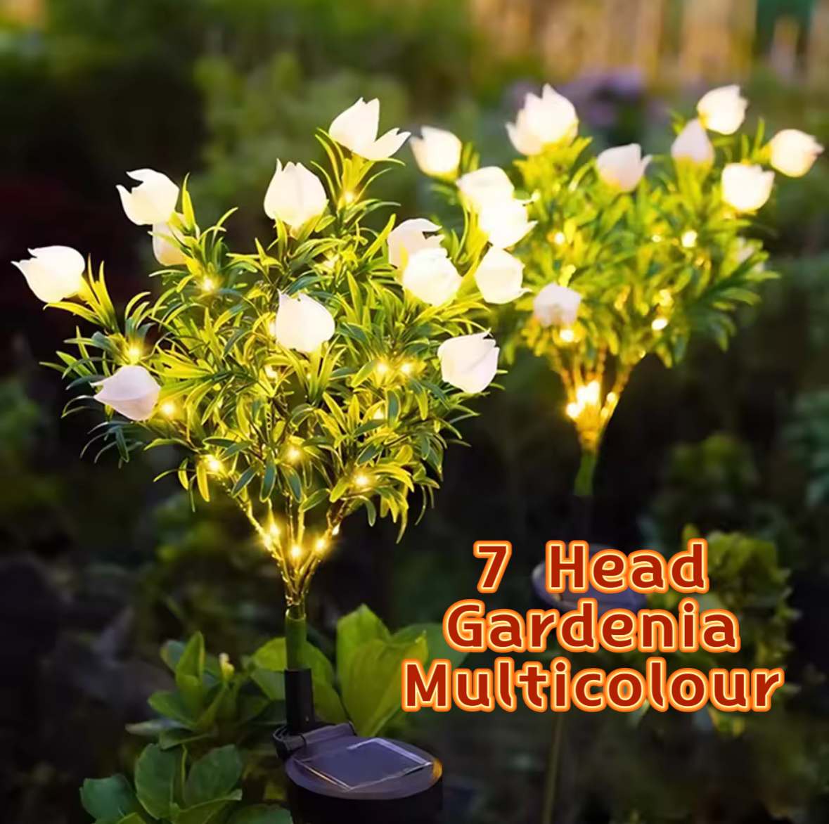 MG SOLAR Lampu Solar Bunga Raya Waterproof | Solar Flowers Light Hiasan ...