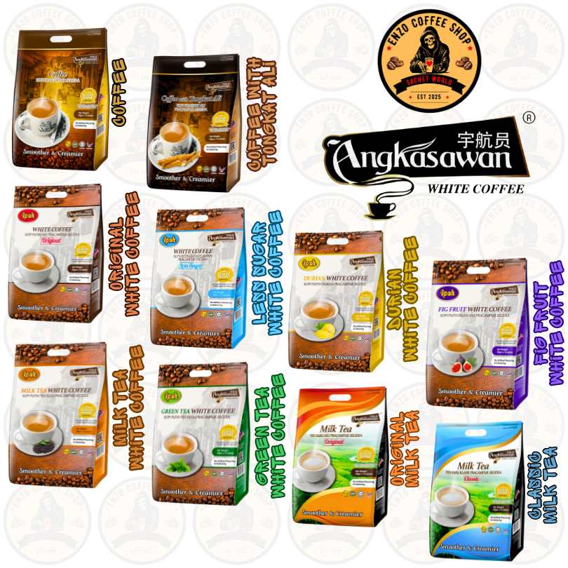Angkasawan - Original White Coffee - Instant Coffee Drink | Shopee Malaysia