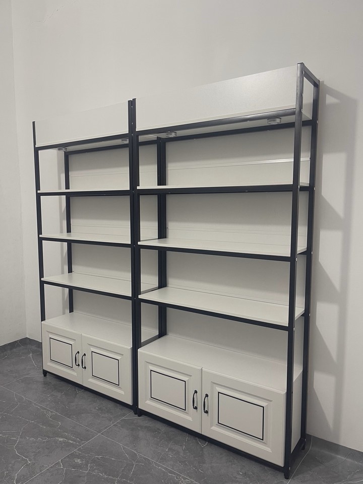 Display Rack Cabinet Kabinet Rak Paparan With Storage Cabinet Multi ...