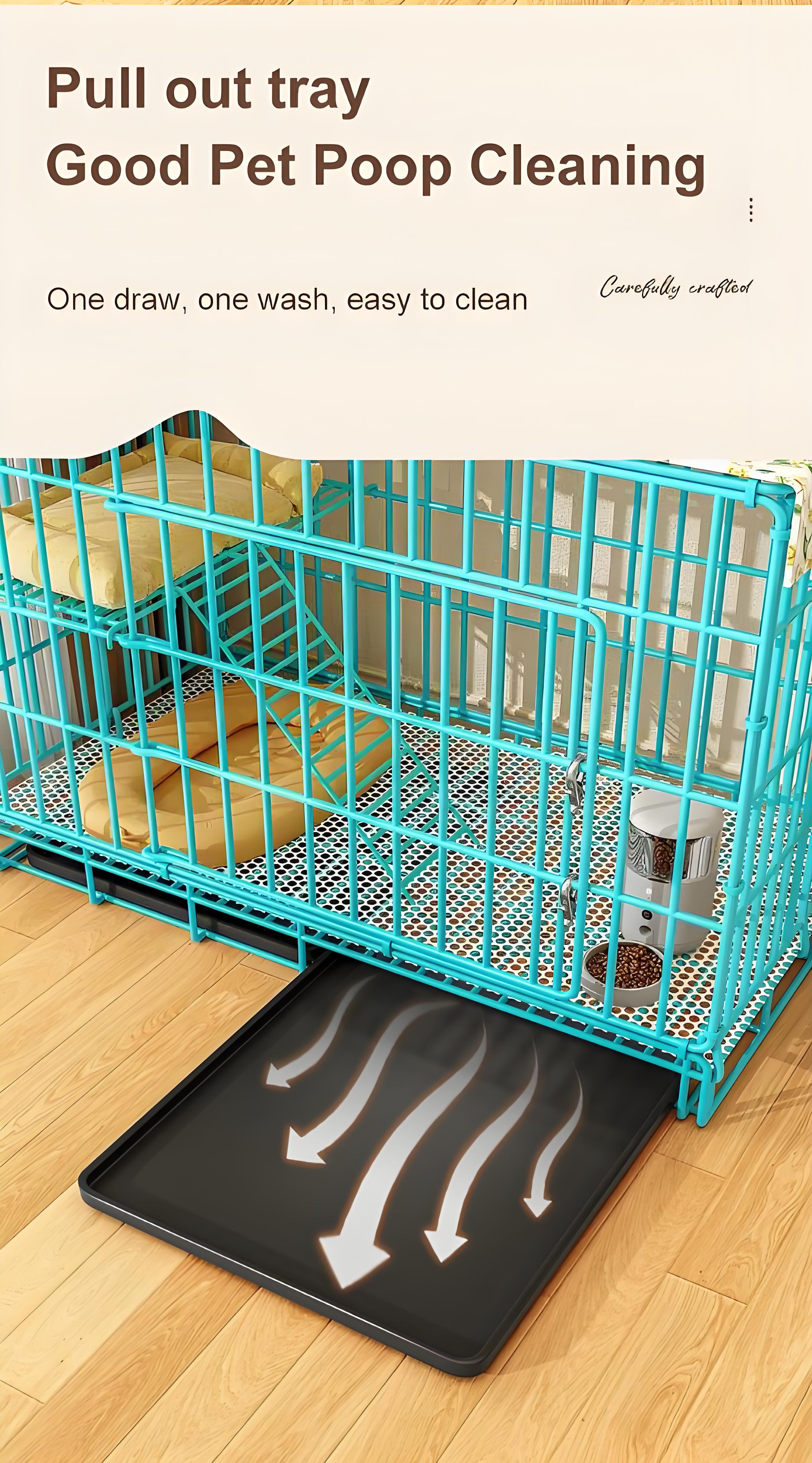 Selangor Stock 2 Feet Cat Cage 2 DOOR 2 Level /Sangkar Kucing 2 Tingkat ...