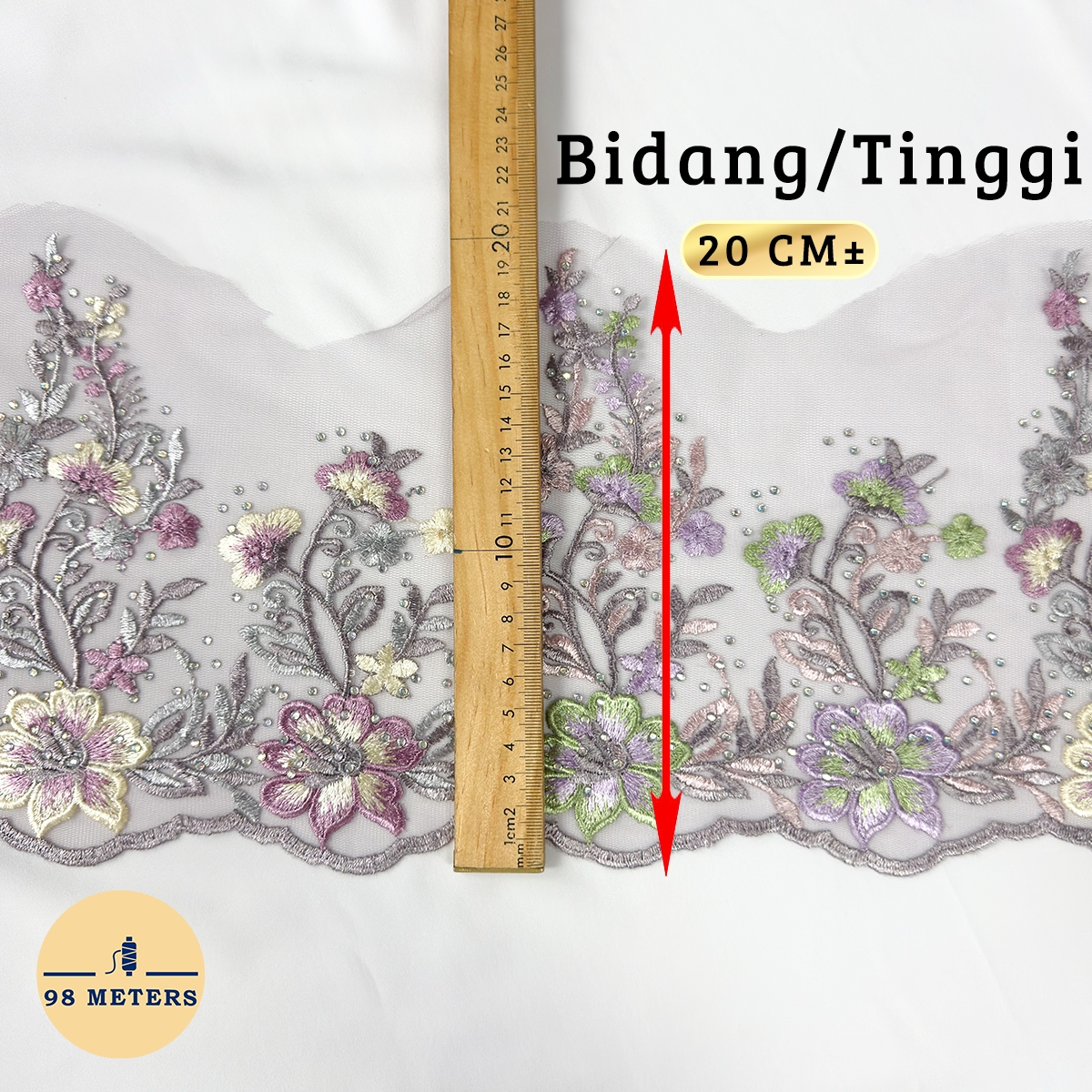 [🔥HOT SALES🔥] Border Lace Corak Bunga Border Baju Renda Baju Renda Lace ...