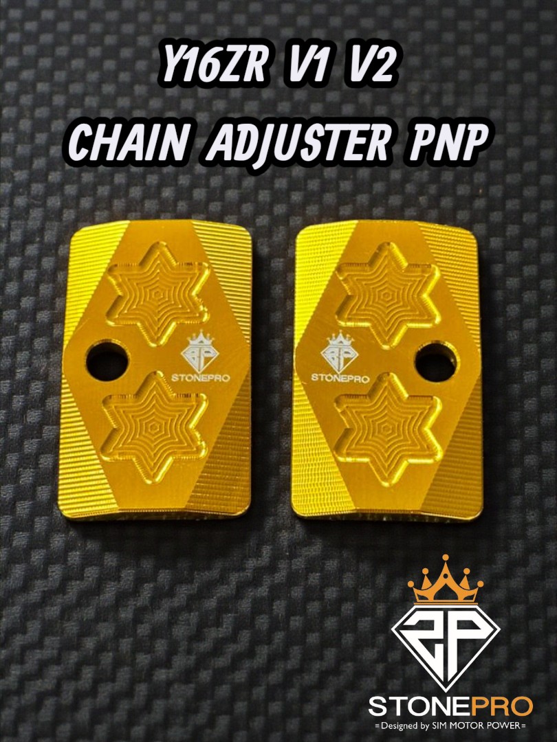 STONEPRO Y16ZR V1 V 2 CHAIN ADJUSTER PLUG AND PLAY CNC ALLOY STAR ...