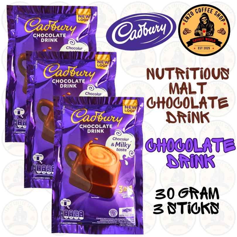 Cadbury Nutritious Malt Chocolate - Instant Chocolate Drink - Triple ...