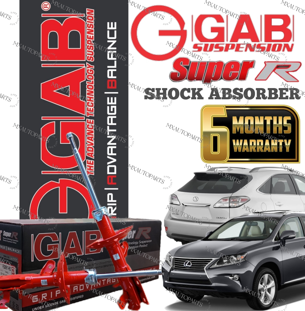 ORIGINAL GAB SUPER R HEAVY DUTY SHOCK ABSORBER LEXUS RX270 RX350 AGL10 ...