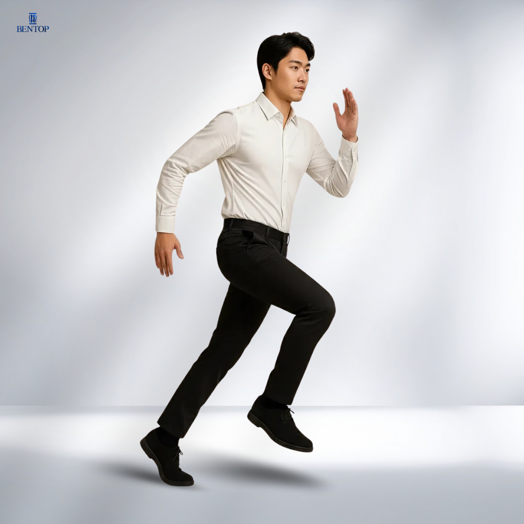 BENTOP Cotton Long Pants Slim Fit | Shopee Malaysia