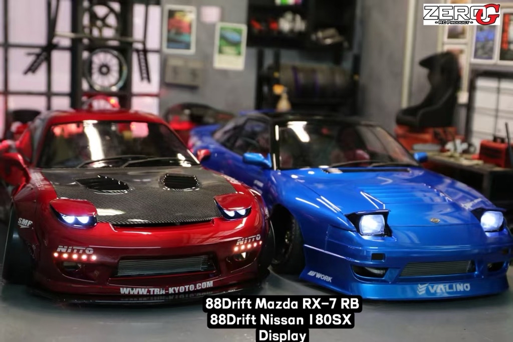 88DRIFT Nissan 180SX ADD-Model 3D Sticker Decals 1/10 200mm Rc Rwd ...