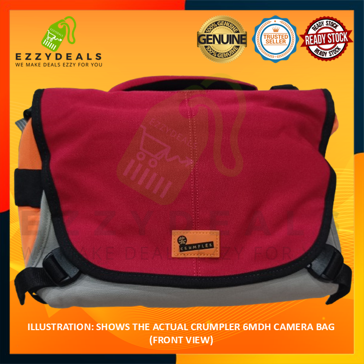 [ORIGINAL] Crumpler 6 Million Dollar Home Shoulder Camera Bag | Dark ...