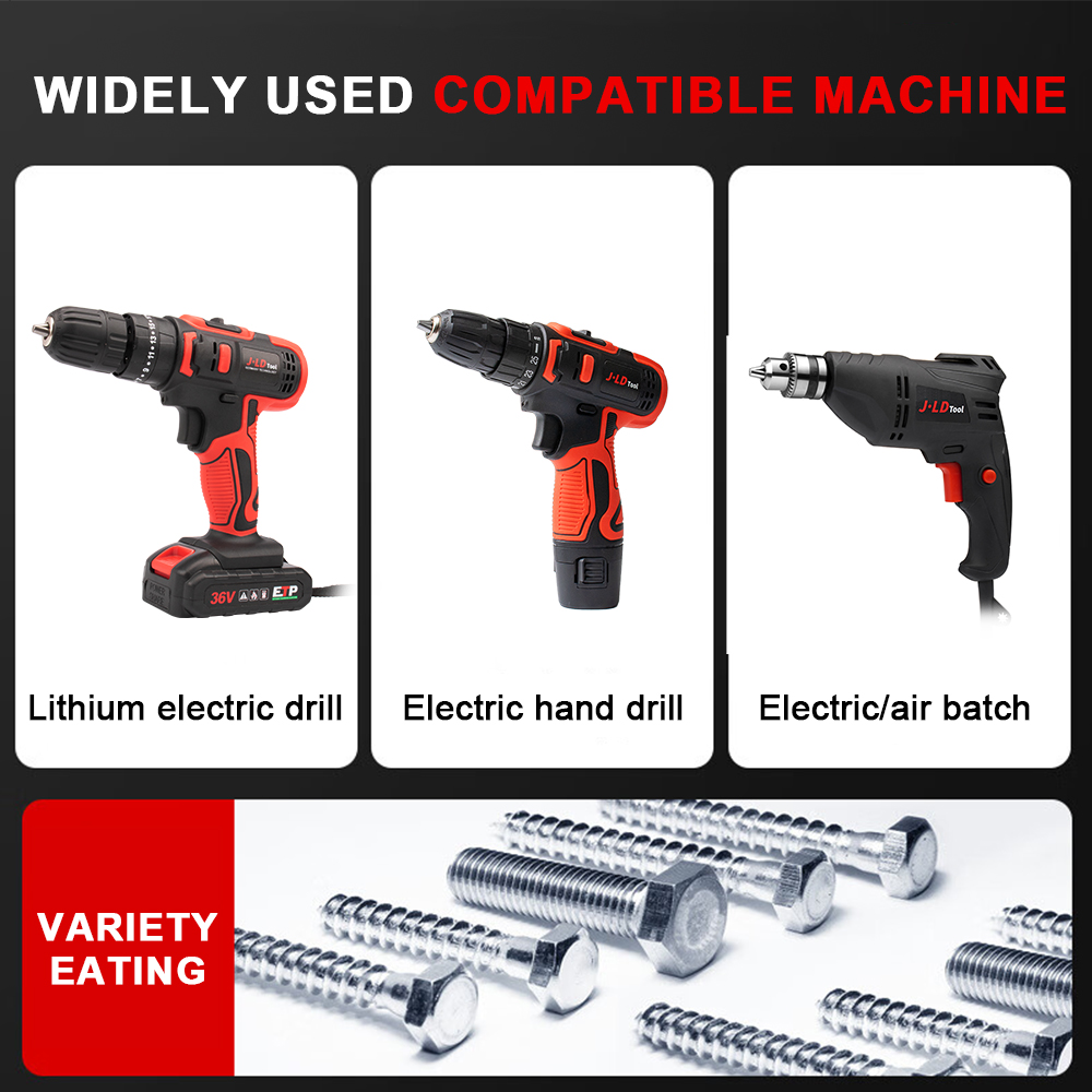 JLD Socket Nut Setter Driver Drill Bit 150mm Adapter Hexagon Nut Driver ...