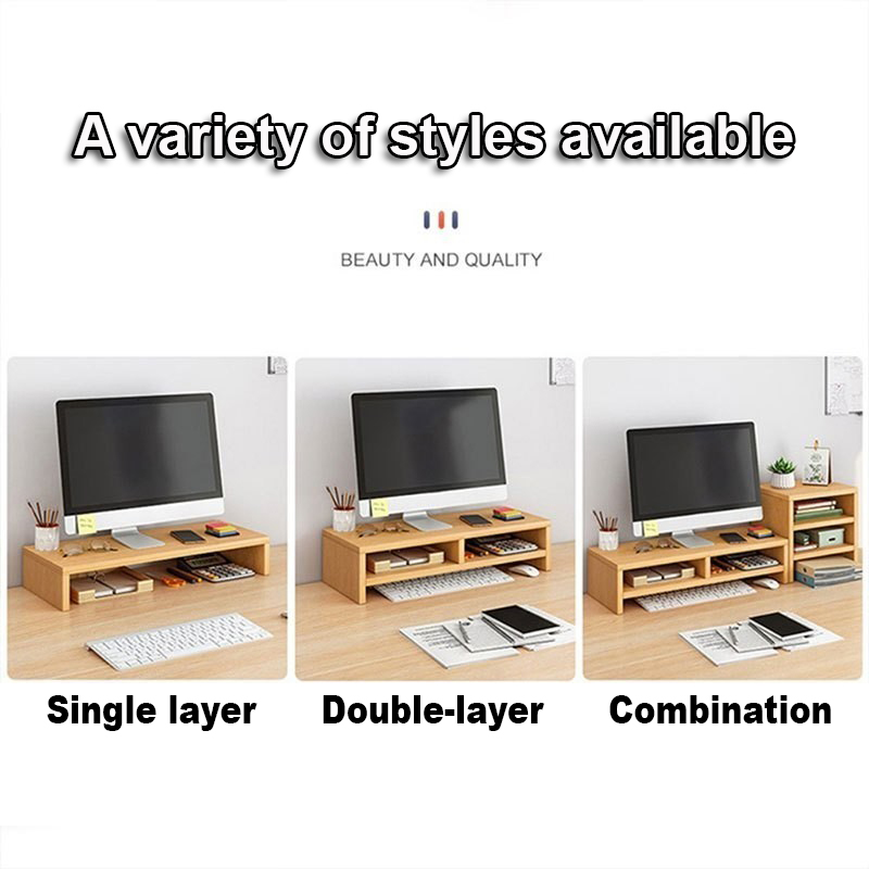 Computer Monitor Stand Monitor Screen Increased Shelf Base Keyboard ...