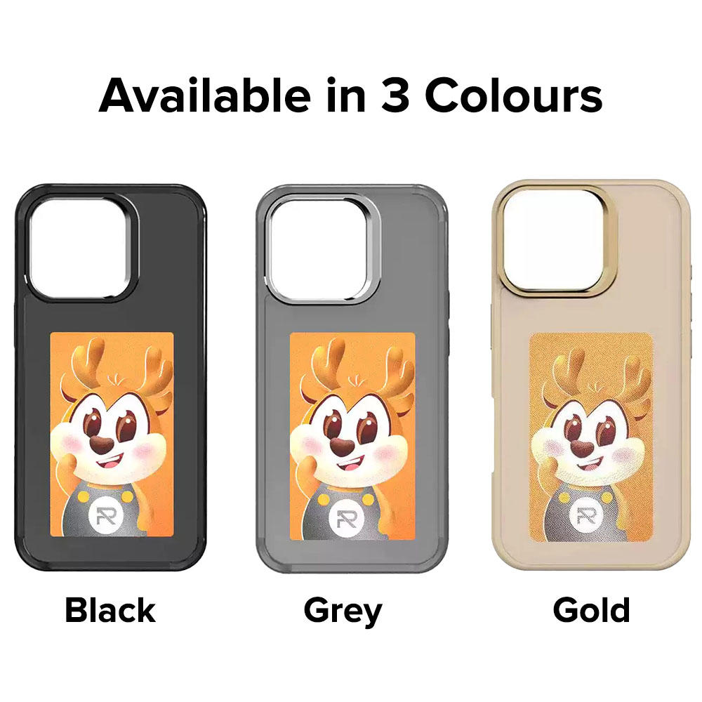 (MY) NFC Projection Case E-Ink Back Screen Personalised Picture Phone ...