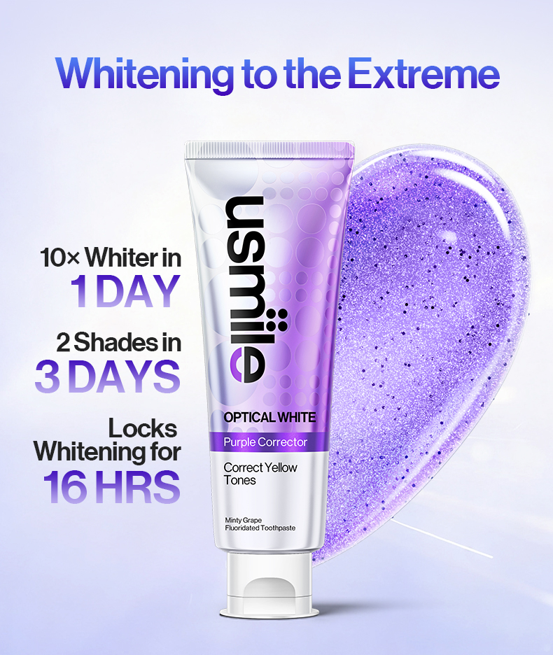 【HOT】usmile Optical White Toothpaste -Dual Color-Correction|Teeth ...