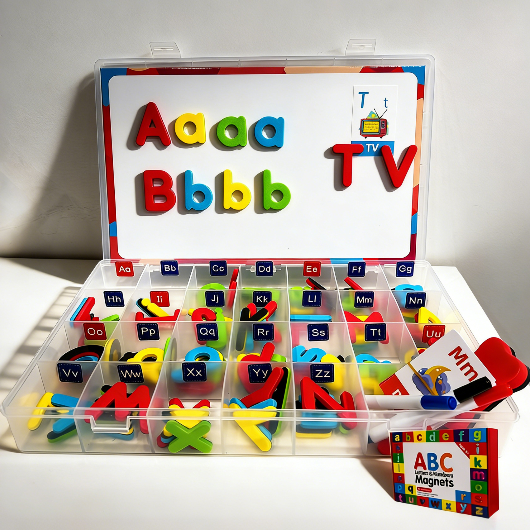 Learn ABC Magnetic For Kids 123 Magnetic Alphabet Number Set Letter ...