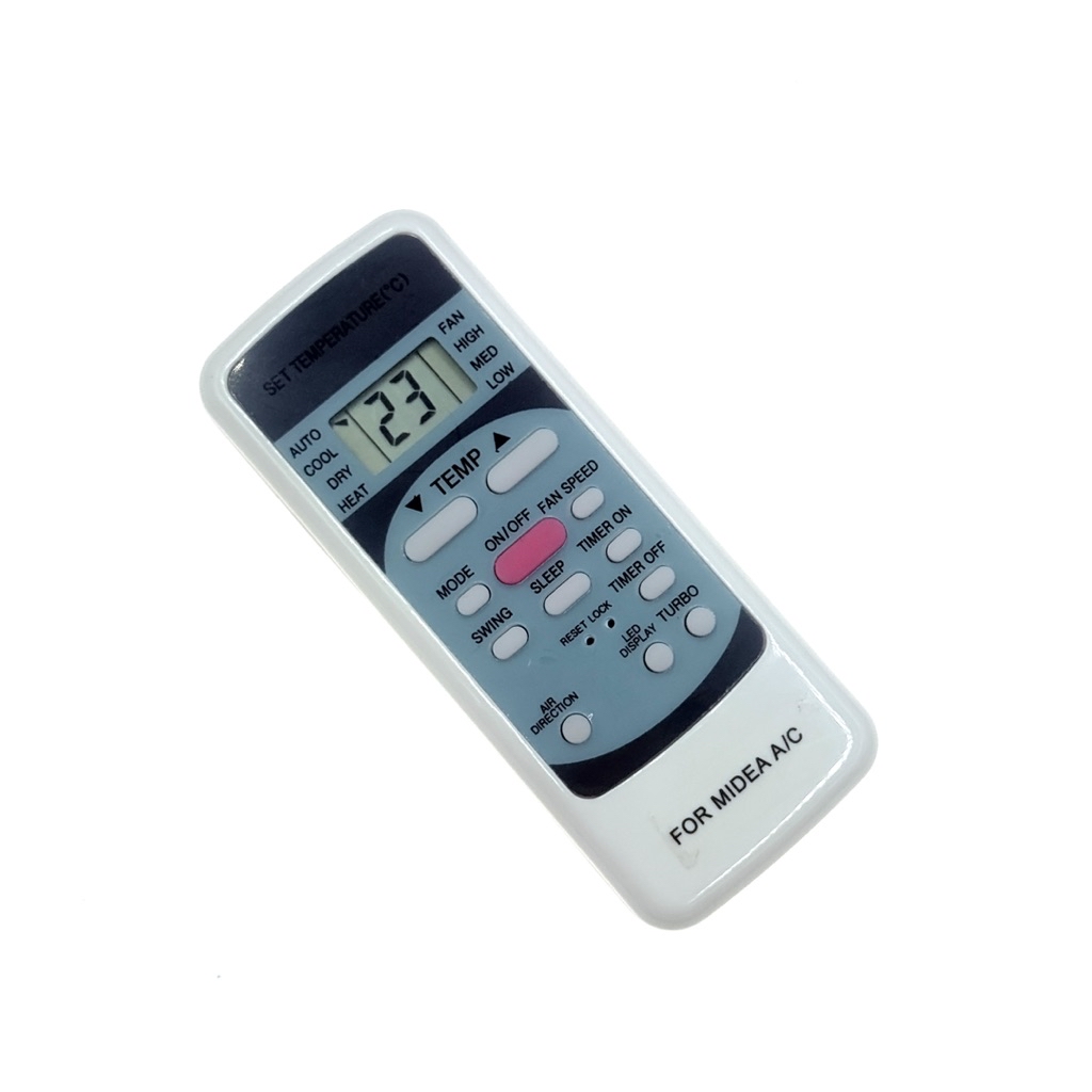 Midea Aircond Remote Control R51M/E Compatible With R51I4/BRB R51D/E ...