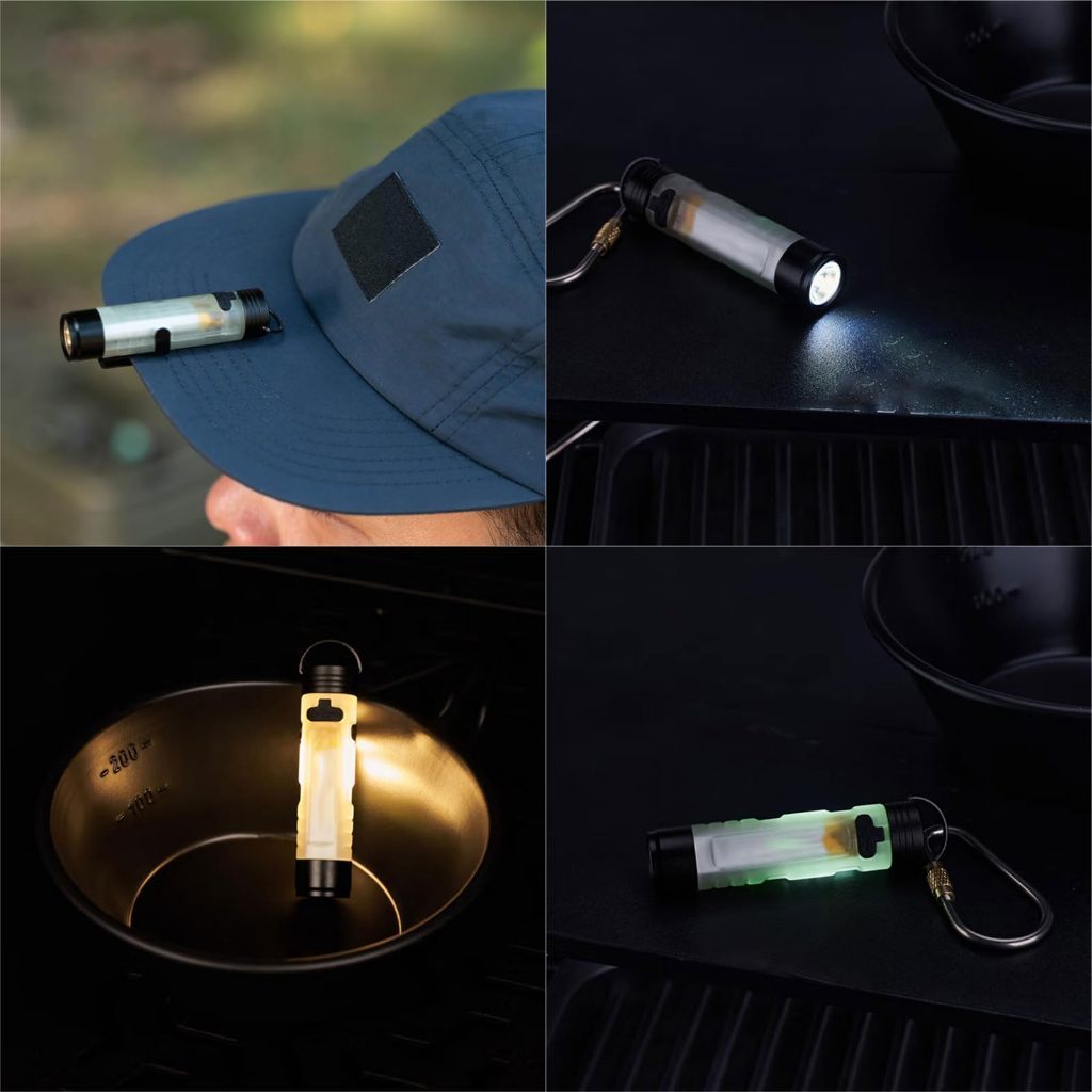 Waterproof LED Clip on Caps Light, Rechargeable Caps Flashlight, Hands ...